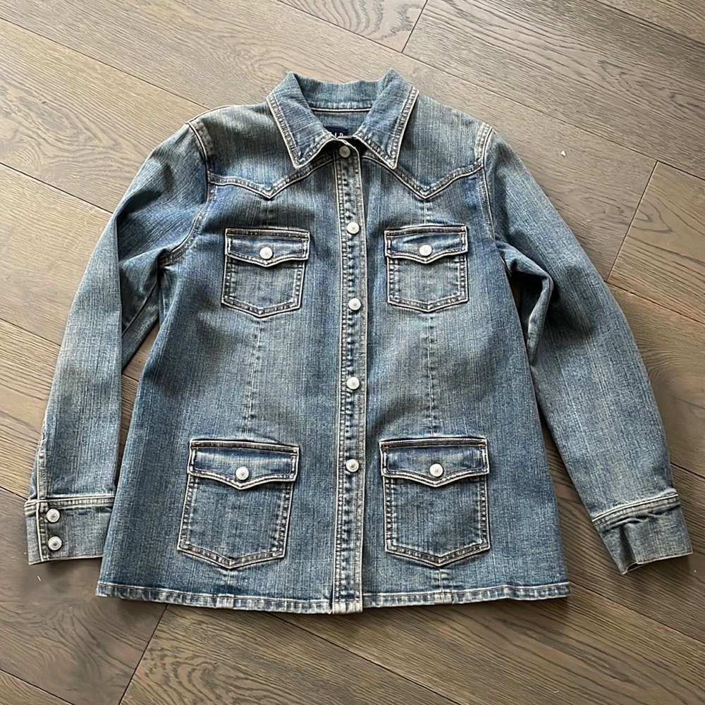 Vintage Maternity Gap Denim jacket